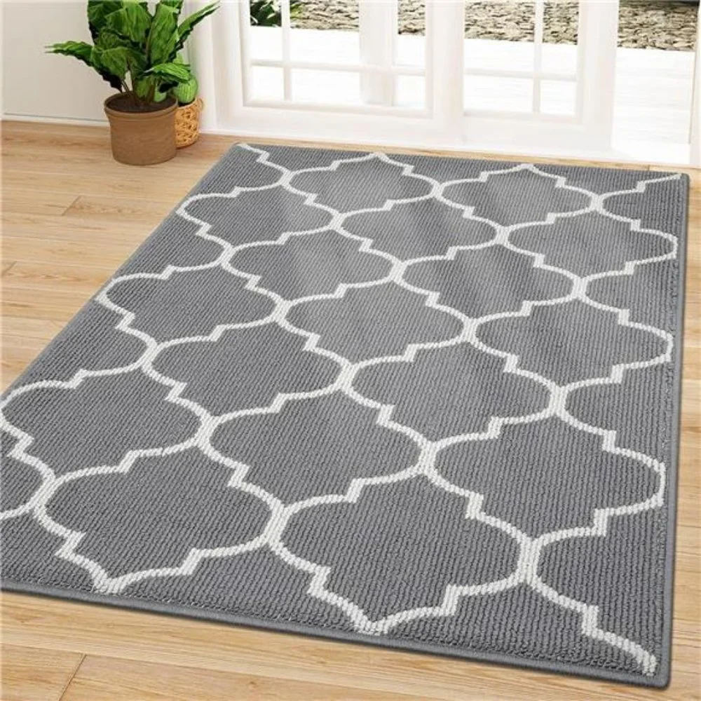 Indoor Door Mat, 59x35, Non-Slip Absorbent Resist Dirt Entrance Mat, Washable